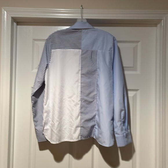 Andree By UnitBlue and White Striped Button-Up Shirt - Picture 2 of 4